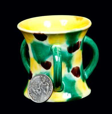 Rare Pottery Loving Cup Vase by L. H. YEAGER, Allentown, PA