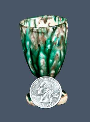 Miniature Redware Egg Cup