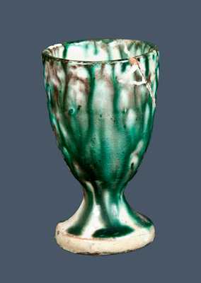 Miniature Redware Egg Cup