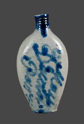 David Parr (Baltimore) Stoneware Flask (Only Known Signed Piece by this Prolific Potter)