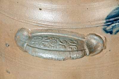 Excellent Morgantown, WV Six-Gallon Stoneware People Crock