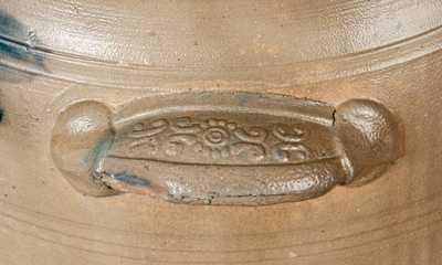 Excellent Morgantown, WV Six-Gallon Stoneware People Crock