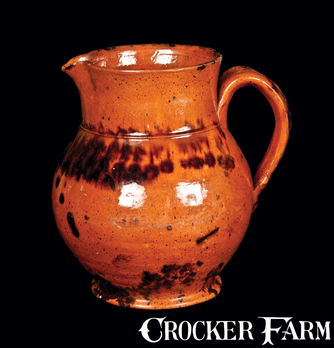 Glazed Redware Pitcher, PA origin, 19th century -- Lot 138 -- July 21 ...