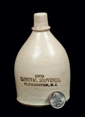 Flemington, NJ Carnival Souvenir Stoneware Bank