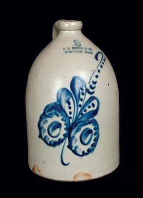 F. B. NORTON / WORCESTER, MASS Stoneware Jug