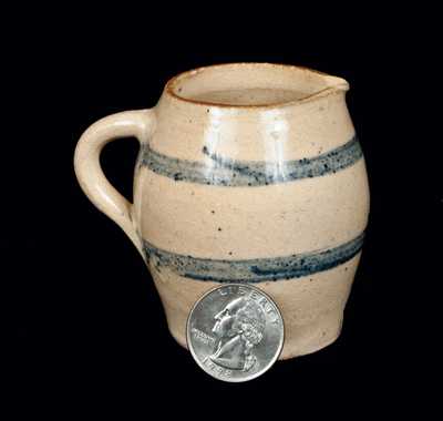 Miniature Stoneware Banded Pitcher