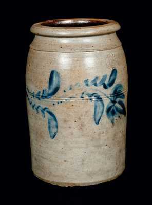 1 Gal. Stoneware Jar att. D. P. Shenfelder, Reading, PA