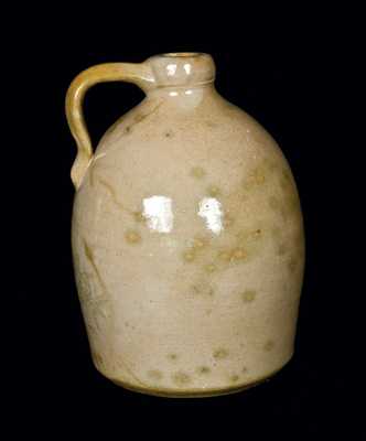 Unusual Glazed Jug, probably Northeastern U.S. origin, late 19th century