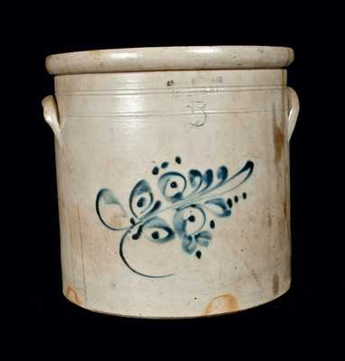 HAXSTUN, OTTMAN & CO. / FORT EDWARD, NY Stoneware Crock