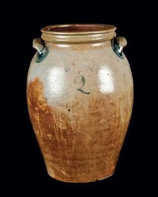 Rare "1852" T. R. WADDELL, Virginia Stoneware Crock