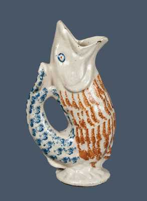 Ohio Stoneware Spouting Fish Pitcher