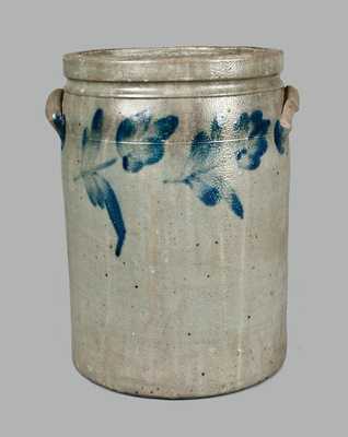 Extremely Rare R. J. GRIER, Chester Co., PA Stoneware Crock