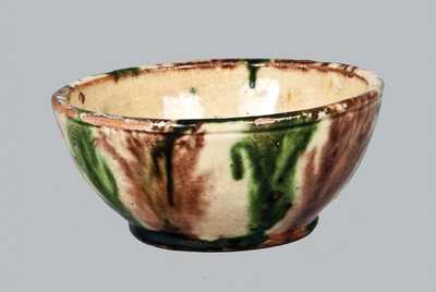 Small Multi-Colored Redware Bowl