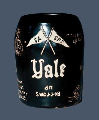 Elaborate Yale University Stoneware Mug