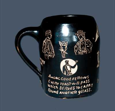 Elaborate Yale University Stoneware Mug