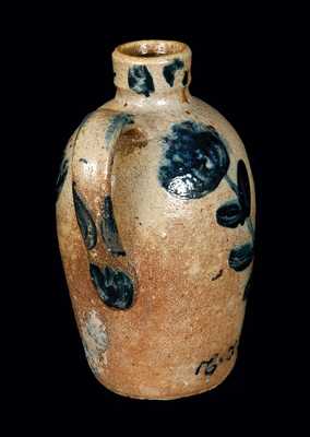 Exceptional Quart-Sized JOHN BELL Stoneware Jug, Signed / Dated C. F. Bell 1857