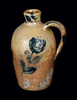 Exceptional Quart-Sized JOHN BELL Stoneware Jug, Signed / Dated C. F. Bell 1857