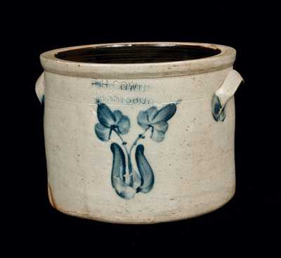 Scarce F.H. COWDEN / HARRISBURG Stoneware Cake Crock