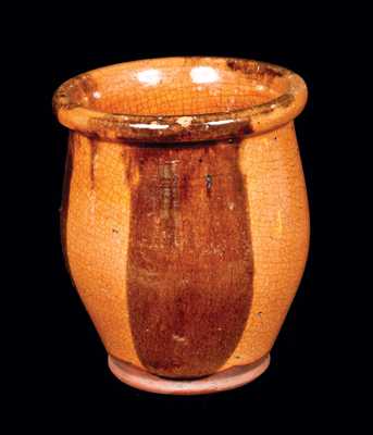 Glazed Redware Jar, New England origin, mid 19th century