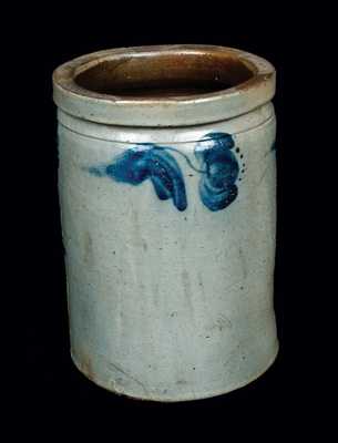 JOHN BELL / WAYNESBORO Stoneware Jar with Tulip Decoration