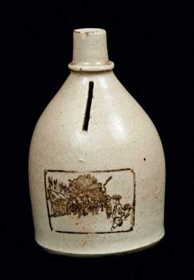 Flemington, NJ Carnival Souvenir Stoneware Bank