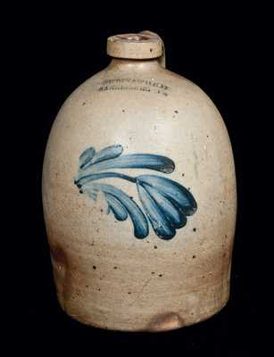 COWDEN & WILCOX / HARRISBURG, PA Stoneware Jug