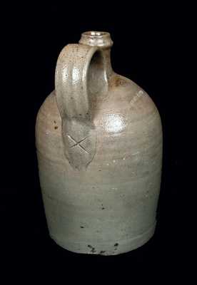 J.D. CRAVEN Stoneware Jug, NC origin