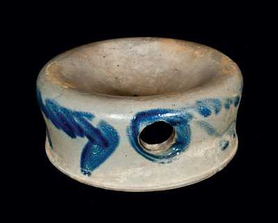 Cobalt-Decorated Stoneware Spittoon, Baltimore, MD origin