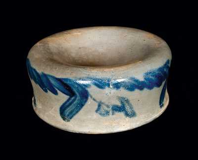 Cobalt-Decorated Stoneware Spittoon, Baltimore, MD origin