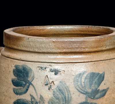 Rare J. B. MAGEE, Abingdon, VA, Stoneware Crock