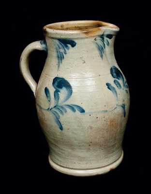 2 Gal. Stoneware Pitcher, Remmey, Philadelphia, circa 1870