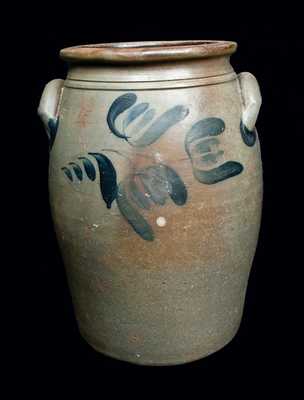 5 Gal. Stoneware Crock att. G. & A. Black, Somerville, PA