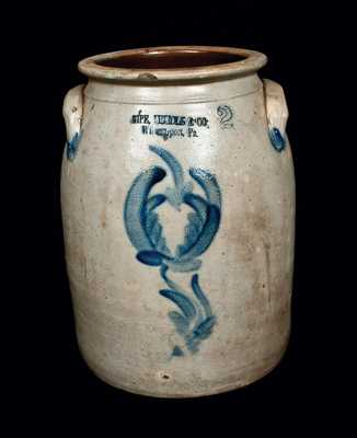 SIPE, NICHOLS & CO. / Williamsport, PA Stoneware Crock