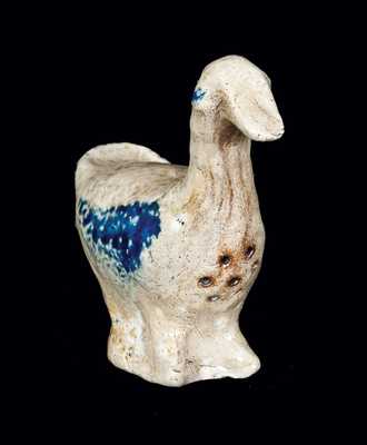 North Carolina Hand-modeled Stoneware Duck-Form Sander