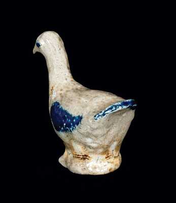 North Carolina Hand-modeled Stoneware Duck-Form Sander