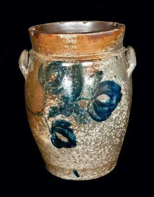 Decorated Stoneware Jar att. A. Keister, Strasburg, VA