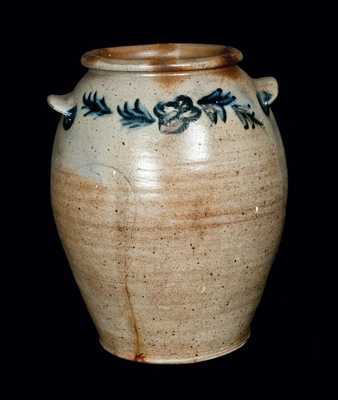 Stoneware Crock with Unusual Decoration, Baltimore circa 1820