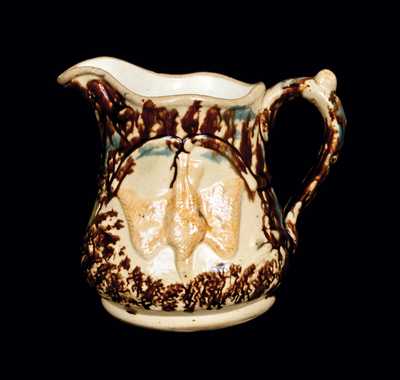 Flint Enamel Hunt Scene Pitcher, possibly New Jersey