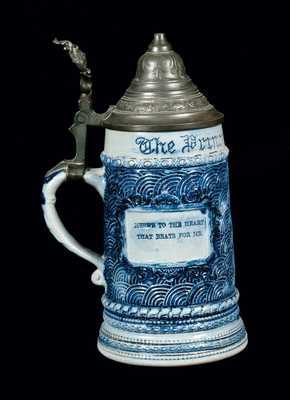 WHITES UTICA "Price of Pilsen" Stoneware Beer Stein