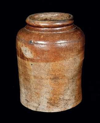 Iron-Oxide Decorated Stoneware Jar, possibly Alexandria, VA circa 1815