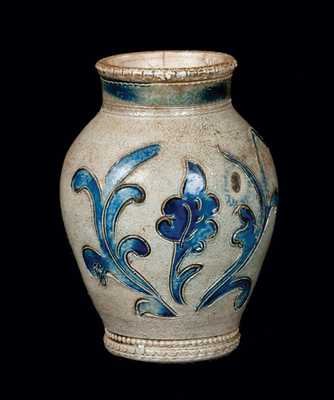 Rare Small-Sized Wingender Stoneware Ale Mug