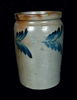 1 Gal. Stoneware Crock att. R. J. Grier, Chester Co., PA