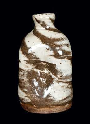 B. B. CRAIG / VALE, NC Stoneware Pinched Flask