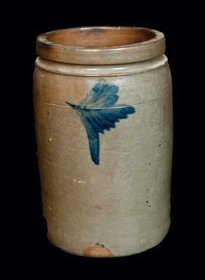 2 Gal. Stoneware Crock att. Grier, Chester Co., PA