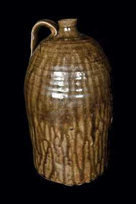 Alkaline Glazed Stoneware Jug, probably Catawba Valley, NC