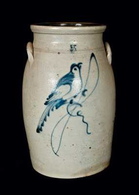 5 Gal. Stoneware Churn with Bird
