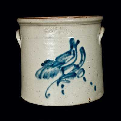 ADAM CAIRE / PO KEEPSIE, NY Stoneware Crock with Bird