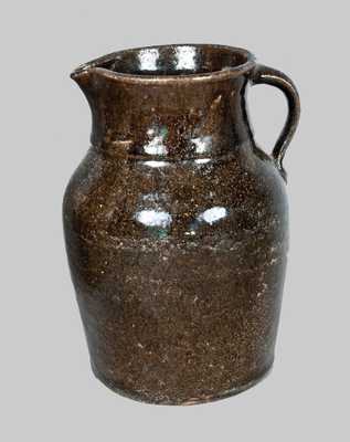 Alkaline Glazed Southern Stoneware Pitcher