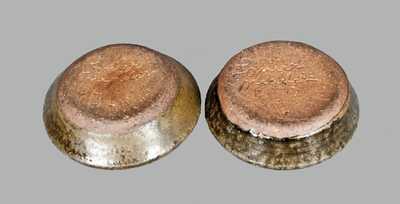 Pair of Lanier Meaders Stoneware Candlesticks