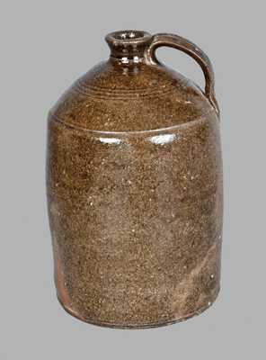 Alkaline Glazed Southern Stoneware Jug, probably W.F. Hahn, Trenton, South Carolina